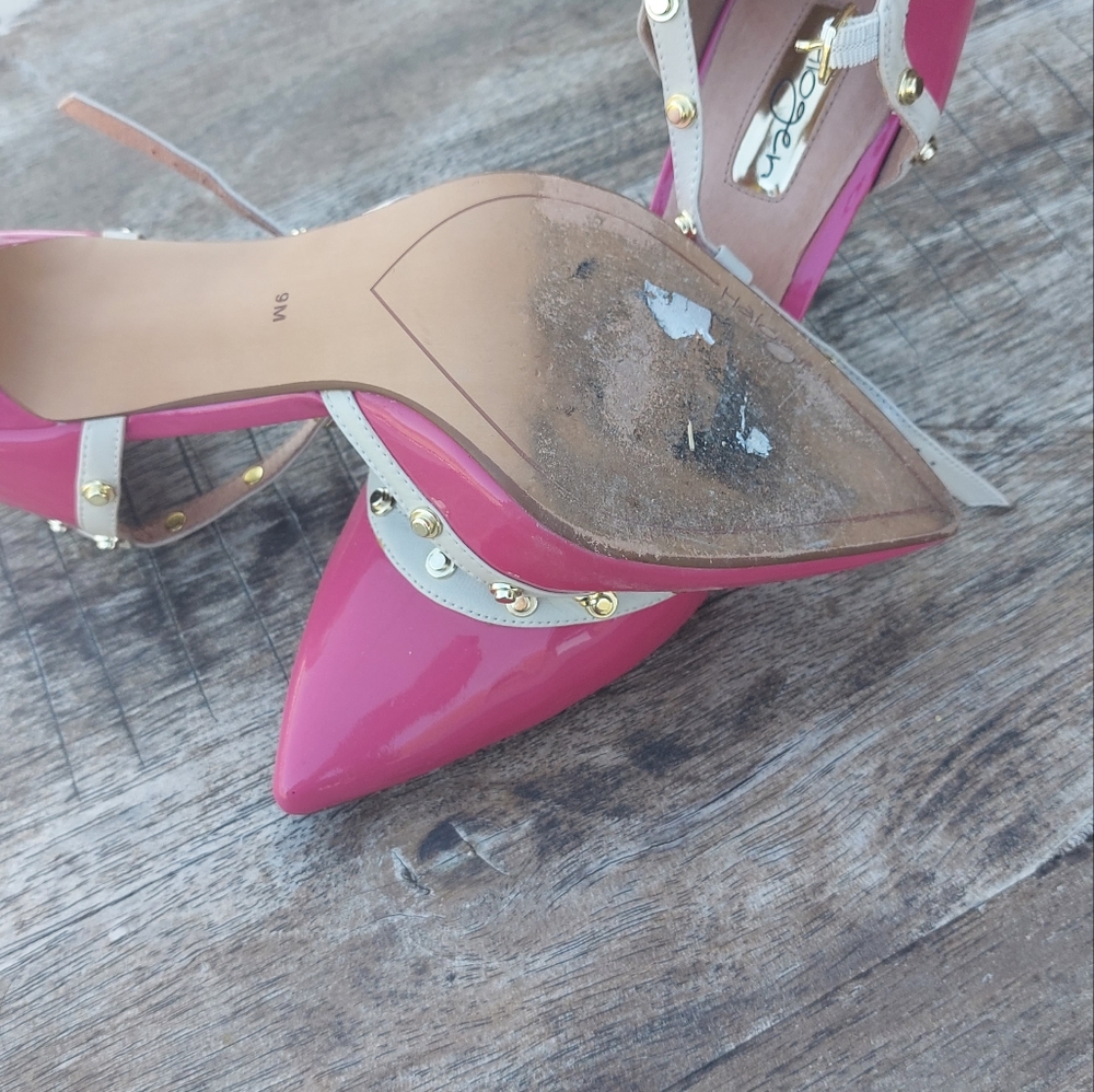 Hot pink heels